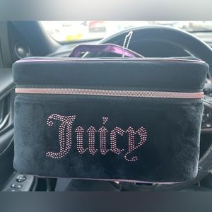 Juicy couture make up bag brand new velour